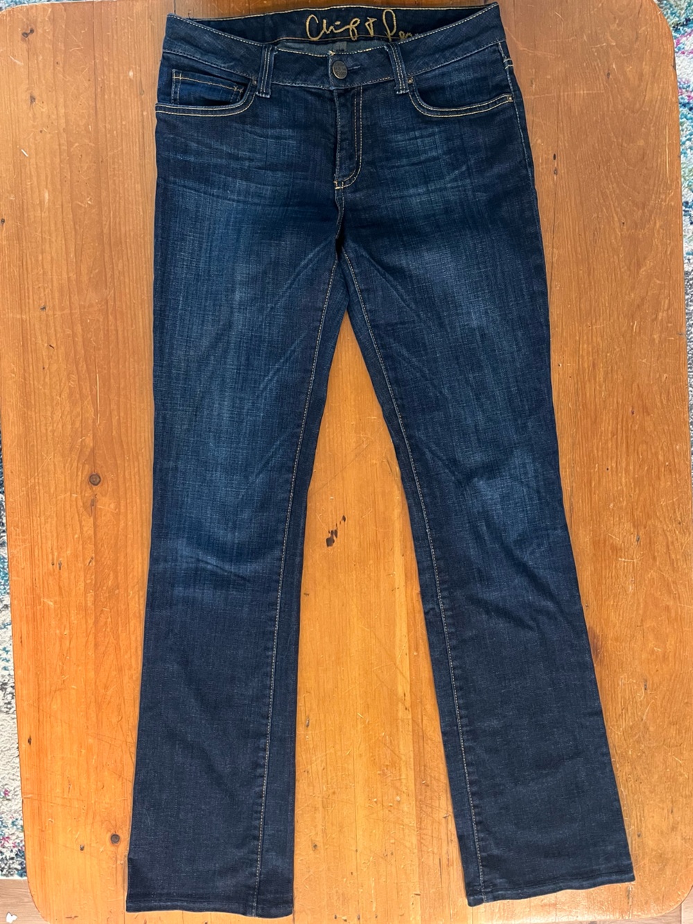 Chip and Pepper “Pamela” Straight Leg Dark Wash Jeans